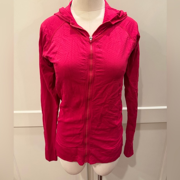 Nike Jackets & Blazers - Nike pink fit dry zip Athletic Hoodie